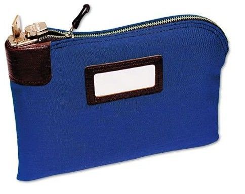 Tas Bank Ritsleting Nilon 70D Tahan Debu Logo Embossing Dompet Koin Ritsleting