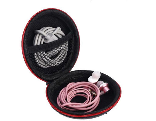 8X8X3 Ritsleting Earphone EVA Kasus Keras