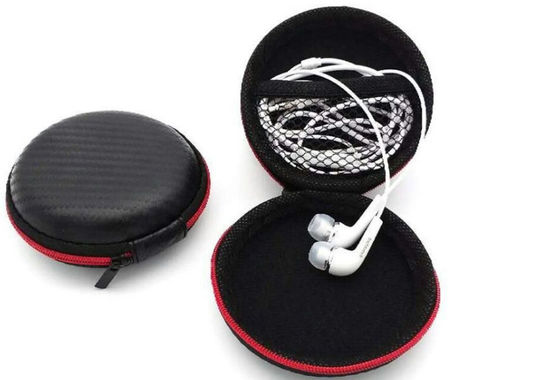 8X8X3 Ritsleting Earphone EVA Kasus Keras
