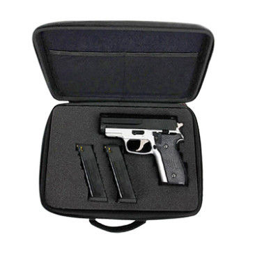 Hard Shell Shockproof EVA Gun Case 1680D Polyester Ukuran Kustom