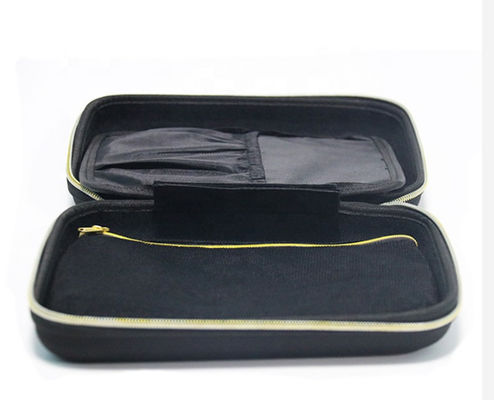 Nylon Zipper Kosmetik Kasus Keras EVA 55 Derajat Tali Bahu Dapat Disesuaikan