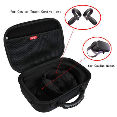 Warna Hitam VR Gaming EVA Carrying Case 29cm Panjang Tahan Air