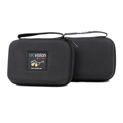 Penutupan ritsleting 10cm panjang EVA Electronic Case Velvet Foam Logo Kustom