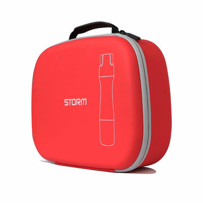 Koper Jinjing EVA dengan Penutup Ritsleting dengan Cetakan Logo, Pelindung Cangkang Keras Tahan Lama untuk Perjalanan dan Bisnis