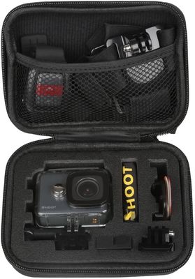 Spandex Tahan Air EVA Go Pro Hard Case Plat Karet Logo CE Disetujui