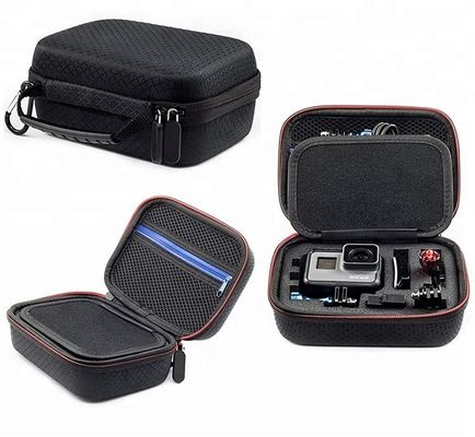 Portable Pressure Proof 5mm EVA Camera Case Diamond Plaid Surface