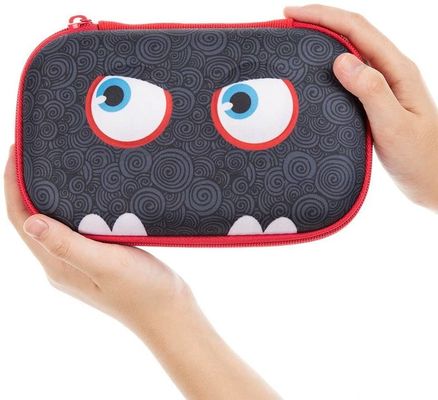 Pantone Color 6mm Felt EVA Unicorn Pencil Case Dengan Kompartemen Rahasia