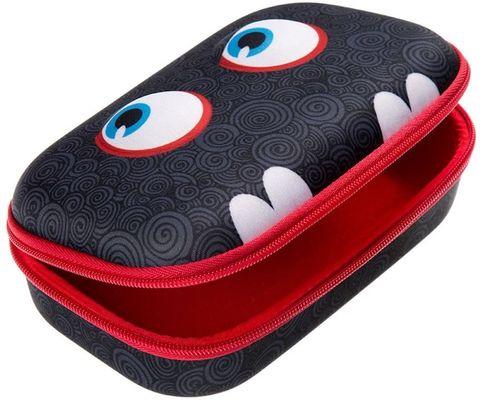 Pantone Color 6mm Felt EVA Unicorn Pencil Case Dengan Kompartemen Rahasia