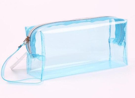 Kantong Pena Transparan EVA Pvc Tempat Pensil Plastik Keras Dengan Kompartemen