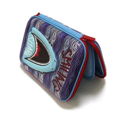 Custom 3D Touch EVA Pencil Case dengan Logo Debossing Kapasitas Besar Hard Shell Cocok untuk penyimpanan alat tulis siswa dan aksesori