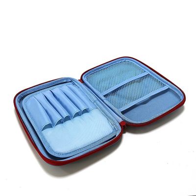 OEM Kustom 3D Sentuh Kasus Pensil EVA Debossing Logo 22x15x4.5cm
