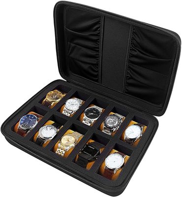 Hand Made Spandex EVA Watch Case Kotak Koleksi Logo Embossing