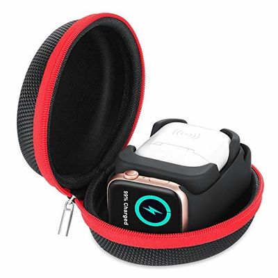 Portable Pu Leather EVA Watch Case Crush Proof Untuk Apple Airpods