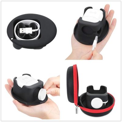 Portable Pu Leather EVA Watch Case Crush Proof Untuk Apple Airpods