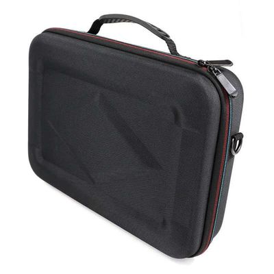 Shockproof Dustproof Waterproof EVA Massage Gun Case dengan pegangan tahan lama dan ukuran yang dapat disesuaikan untuk perlindungan senjata otot