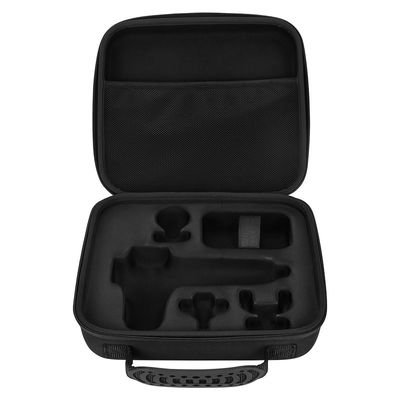 Shockproof EVA Massage Gun Case Black Colors 1680D Polyester