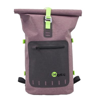 Hiking 10L Stylish Waterproof Backpack Bag Ringan PVC Tarpaulin Waterproof Backpack Bag Untuk Hiking Water Sport Bag Populer Roll Top Surfing Dry Bag Rucksack Backpack