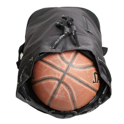 OEM ODM 210D Nylon Stylish Waterproof Laptop Backpack Untuk Perguruan Tinggi Waterproof Drawstring Closure Backpacks Bags With Top Cotton Rope Closed