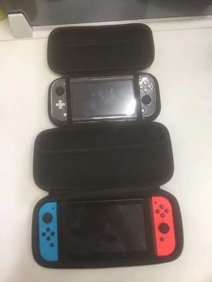 Nintendo Switch Games Velvet Pu Leather EVA Travel Case Tahan Debu