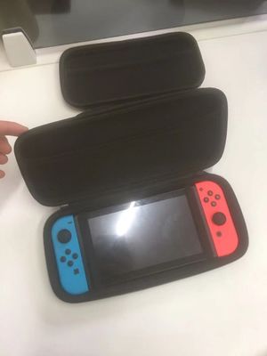 Velvet Lining Metal Zipper Menarik EVA Travel Case Untuk Switch Lite