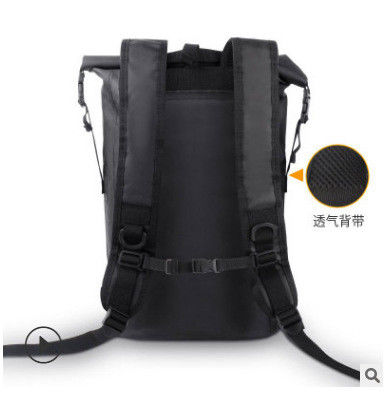 IP65 Waterproof PVC Tarpaulin Beach Bag Backpack Amazon Hot sales Pabrik Outdoor Waterproof Hiking Swimming Beach Backpack Bag