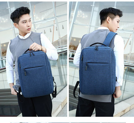 Grosir Pabrik Outdoor Nylon Waterproof Laptop Backpack Zipper Closure Nylon Waterproof Laptop Backpack Dengan Antarmuka USB