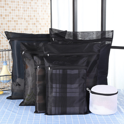 Home Big Mesh Laundry Washing Bag Untuk Pakaian Dalam Wanita Bra Kain