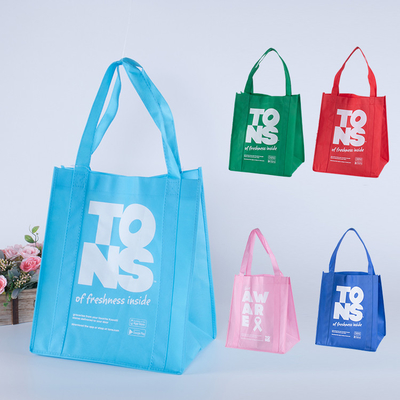 Tas Belanja Kain Non Woven Tote Daur Ulang Disesuaikan Dapat Digunakan Kembali Dengan Logo