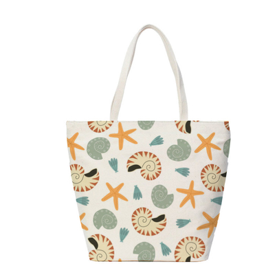 Cotton Beach Canvas Non Woven Fabric Tas Belanja Logo Kustom