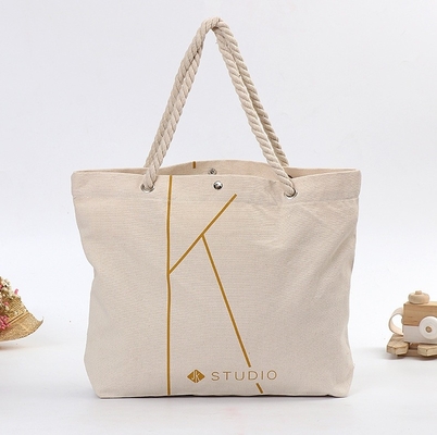 Tas Belanja Tas Belanja Katun Alami Tas Tote Promosi
