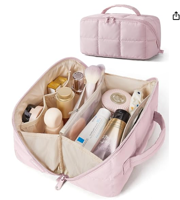 Tas Rias Perjalanan, Organizer Perlengkapan Mandi Buka Lebar 9,84 * 5,12 * 5,12
